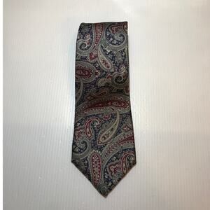 Dillard’s Italian Silk Paisley Classic Wide Necktie
